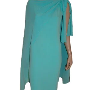 aqua cocktail dress